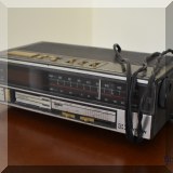 E11. Emerson clock radio with casette player. RC5806. - $20 